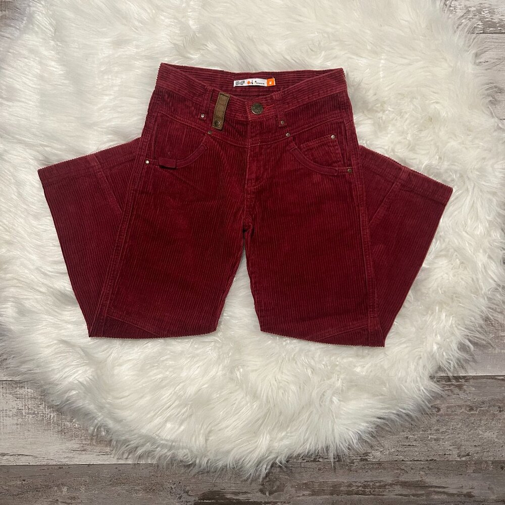 ORBY (A Russian brand) Kids red corduroy pants SIZE 007-008